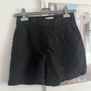 Aritzia the limitless Black linen Shorts